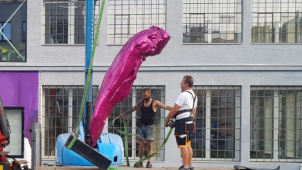 Nenažranec  "zaparkoval" v Jungmannově ulici v Olomouci