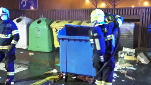 Hasiči zažili poklidnější Silvestr, v Olomouci hořela popelnice