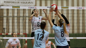 Volejbalistky VK Šantovka porazily  KP Brno