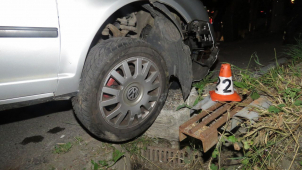 V Rapotíně boural opilý řidič, naštěstí nikoho nezranil