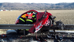 U Slavíče došlo k tragické nehodě