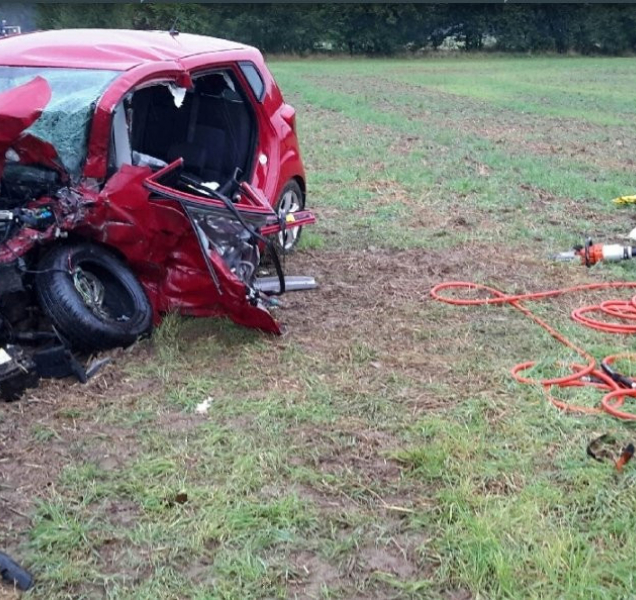 Čelní nehoda u Štěpánova. Šest zraněných