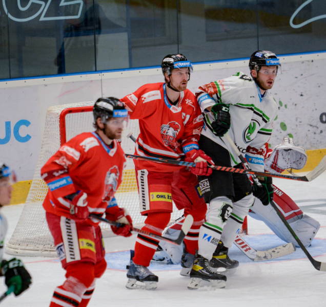 Hokejisté HC Olomouc vedli, ale Vary nakonec nezvládli