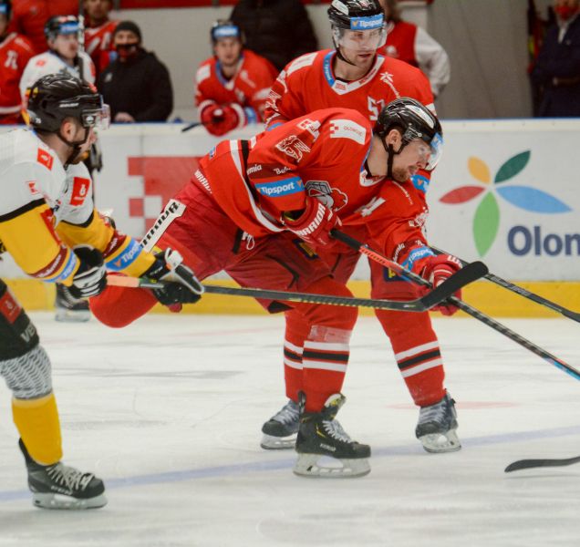 Hokejisté HC Olomouc těsně prohráli s Litvínovem