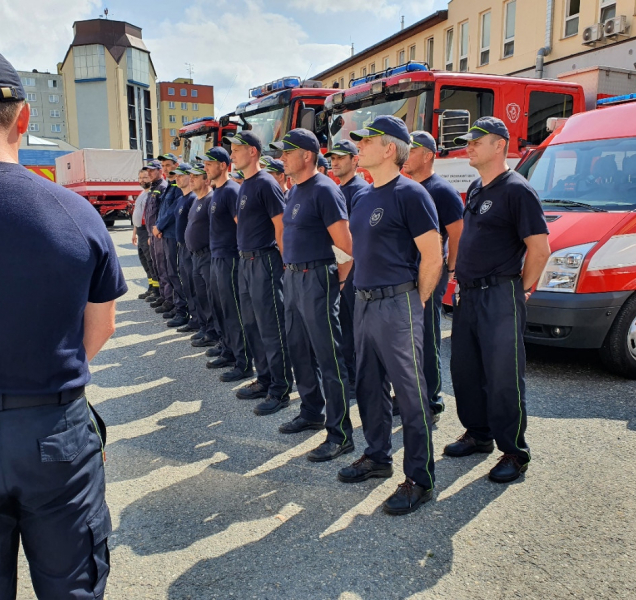 Olomoučtí hasiči jedou pomáhat na jižní Moravu