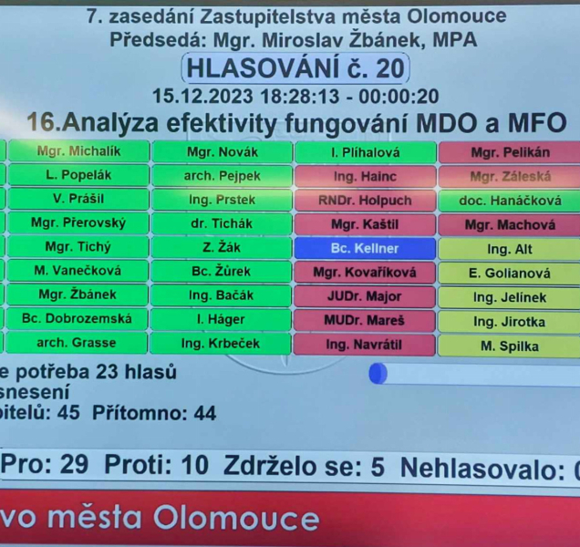 Pračkomyčka nic neřeší, zaznělo na konto sloučení MDO a MFO