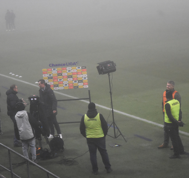 Utkání Sigmy se Slováckem bylo odloženo kvůli mlze