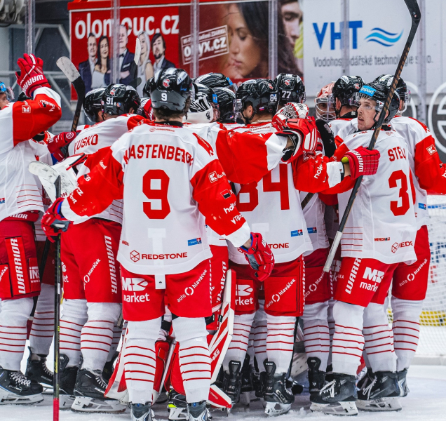 Hokejisté HC Olomouc pokračují ve sbírání bodů