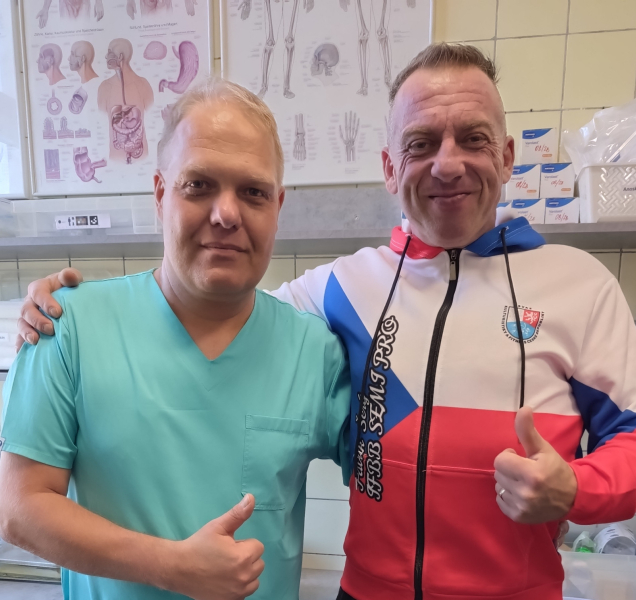 Patrik Šerý po operaci: dva dny poté už znovu trénuje