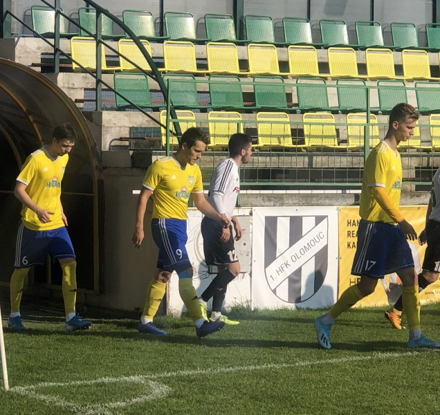 Fotbalisté 1.HFK Olomouc měli doma Šumperk