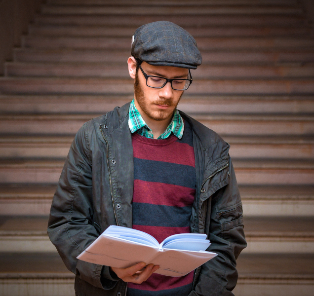 Student univerzity Adam Hošek pokřtí svůj básnický debut