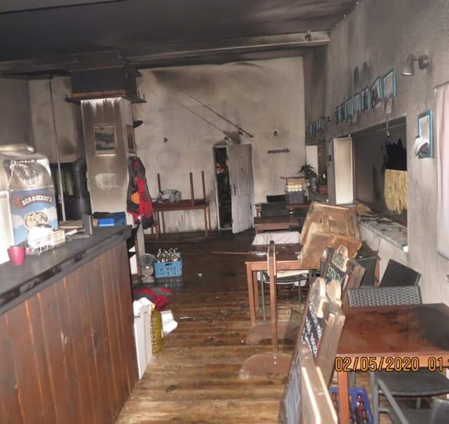V restauraci na Poděbradech hořelo
