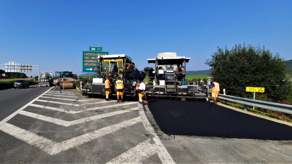 Na D48 u Bělotína začíná ve čtvrtek velká oprava, skončí v květnu