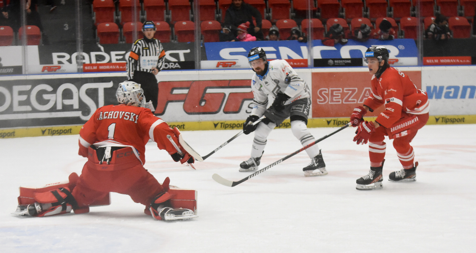 Hokejistům HC Olomouc se v Plzni nezadařilo