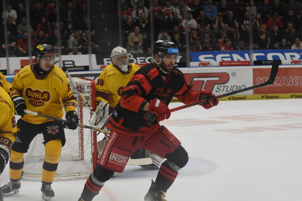 Hokejisté HC Olomouc tentokrát Jihlavu přejeli