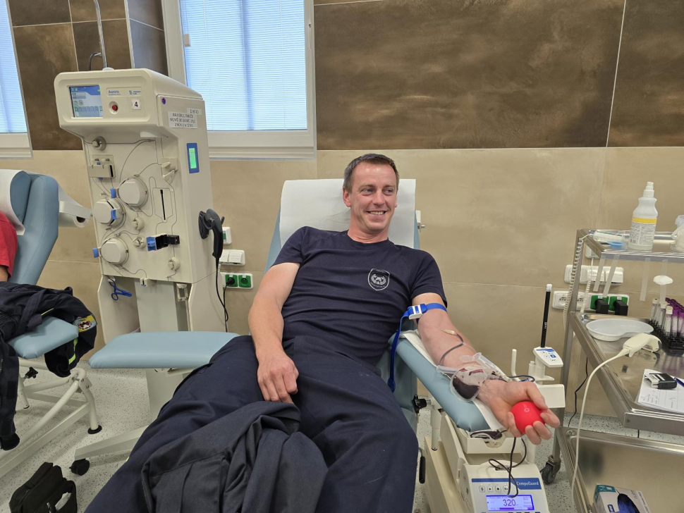 Přerovští hasiči oslavili svůj svátek darováním krve