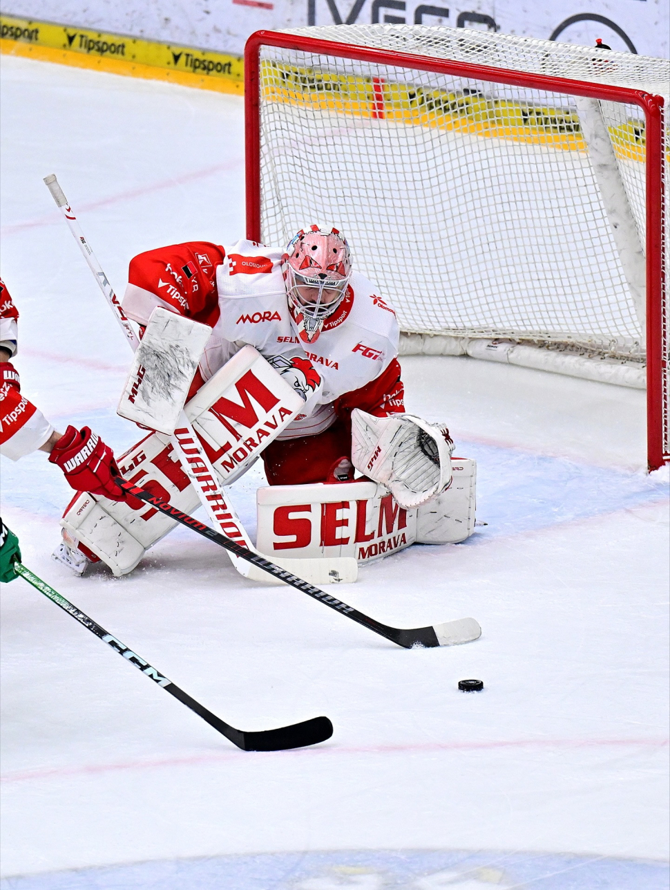 Hokejistům HC Olomouc se proti Hradci nedařilo