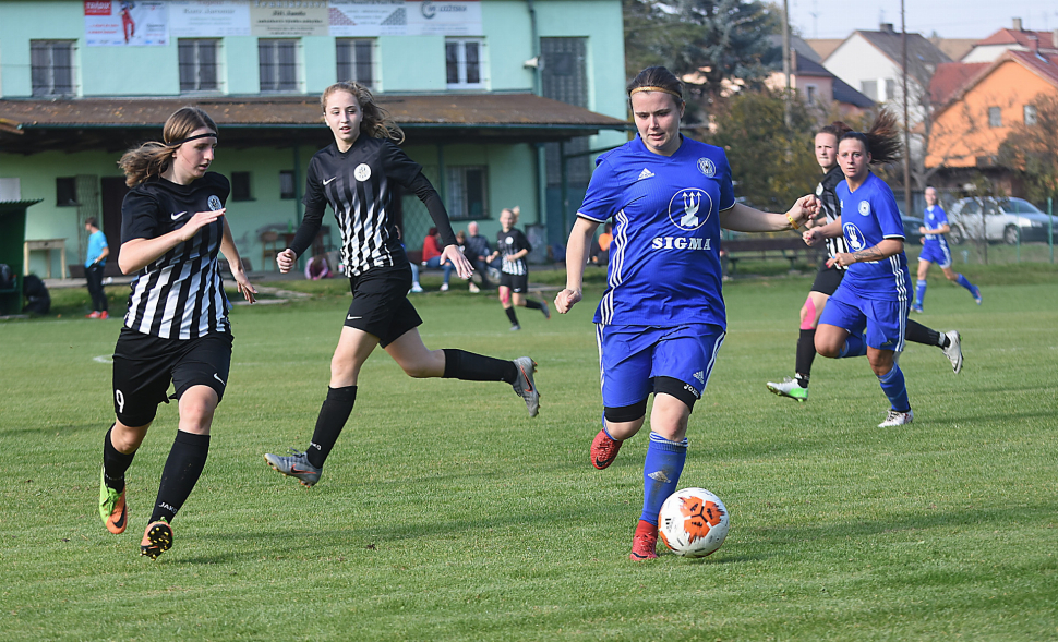 Fotbalistky SK Sigma v Praze těsně prohrály