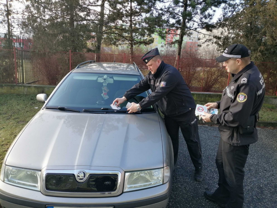 Olomoučtí policisté kontrolovali jestli řidiči správně parkují